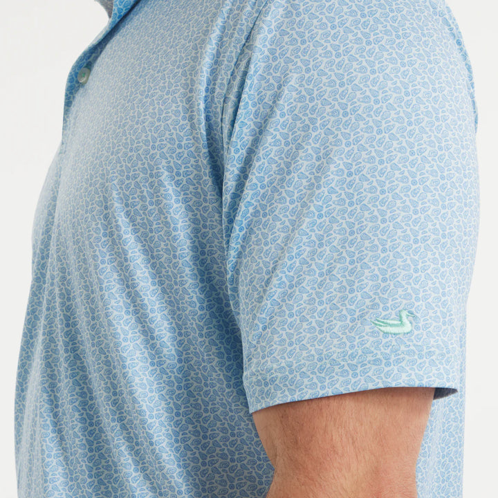 Flyline Performance Polo - Oysters & Lemon