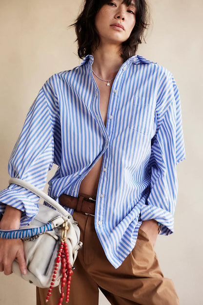 Sabine Striped Articulated Shirt