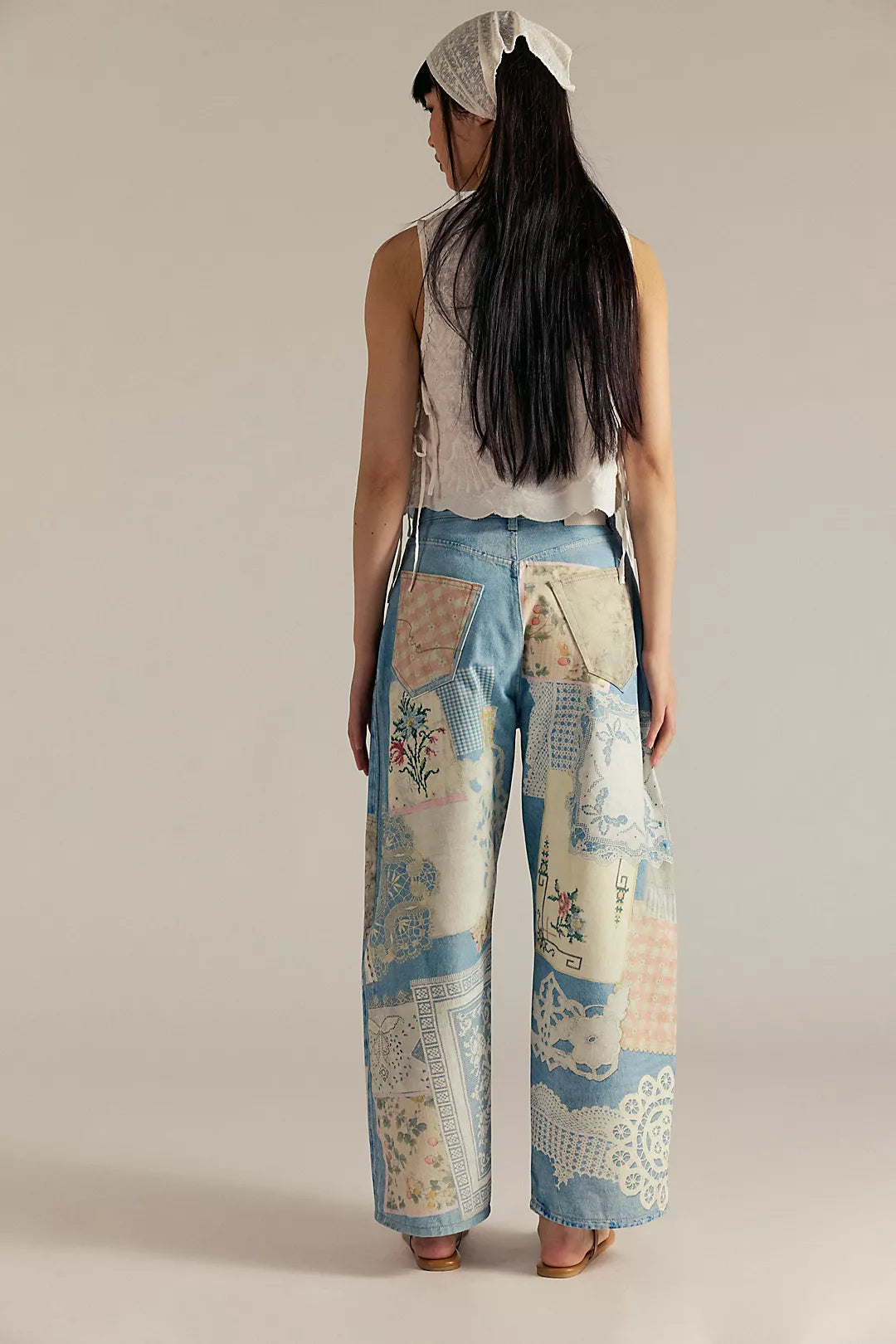 We The Free Illusions Printed Relaxed Jeans