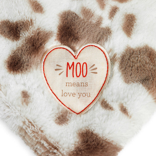 Barnyard Cow Rattle Blankie