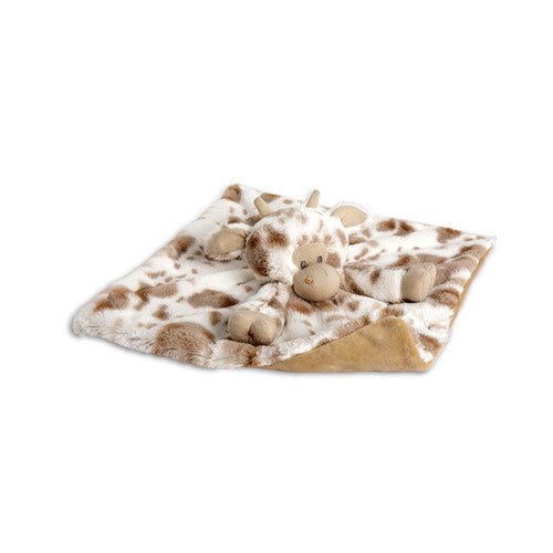 Barnyard Cow Rattle Blankie