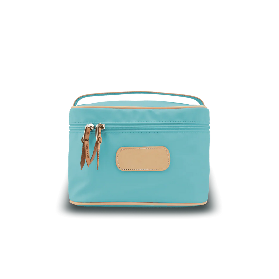 Jon Hart Makeup Case | Ocean Blue Coated Canvas