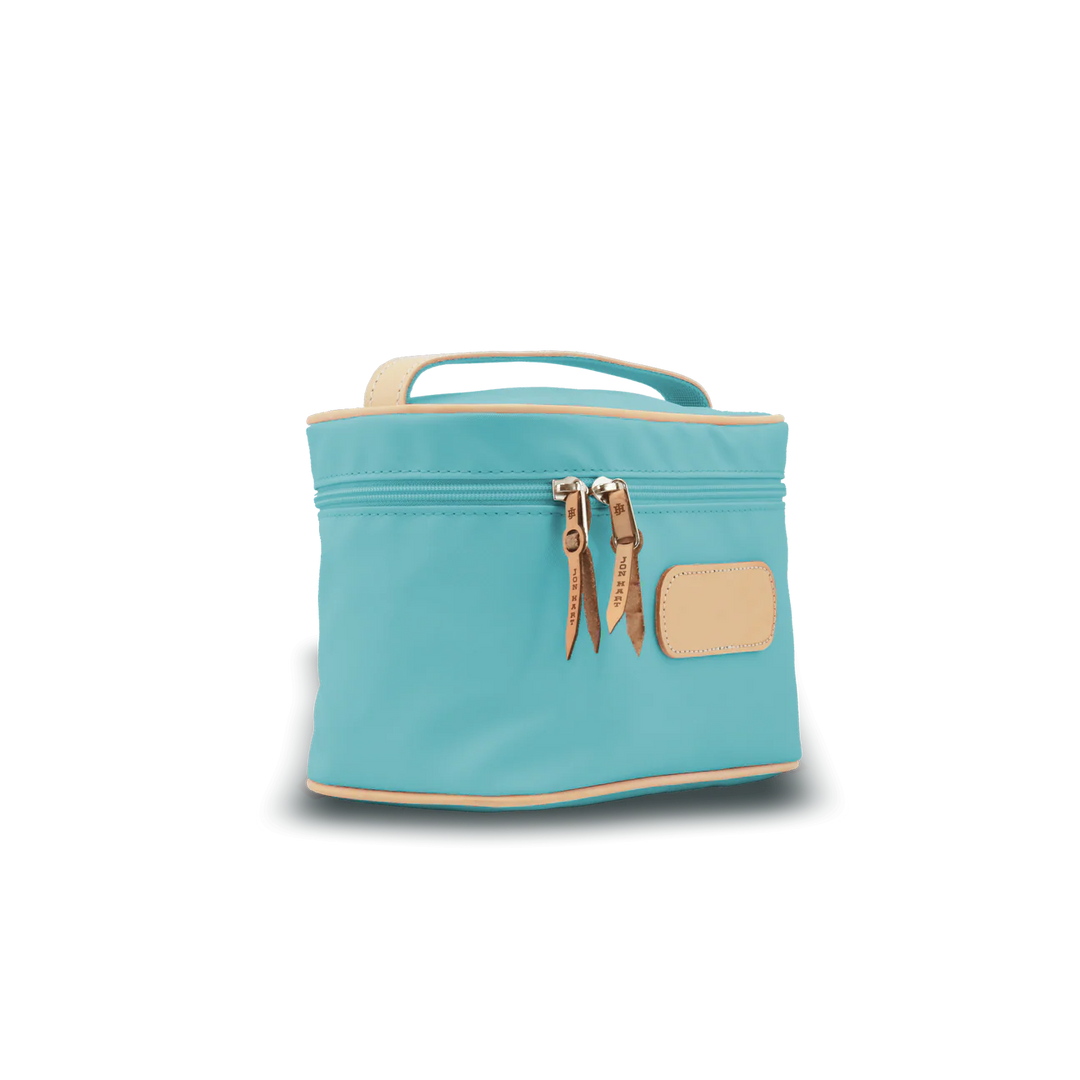 Jon Hart Makeup Case | Ocean Blue Coated Canvas