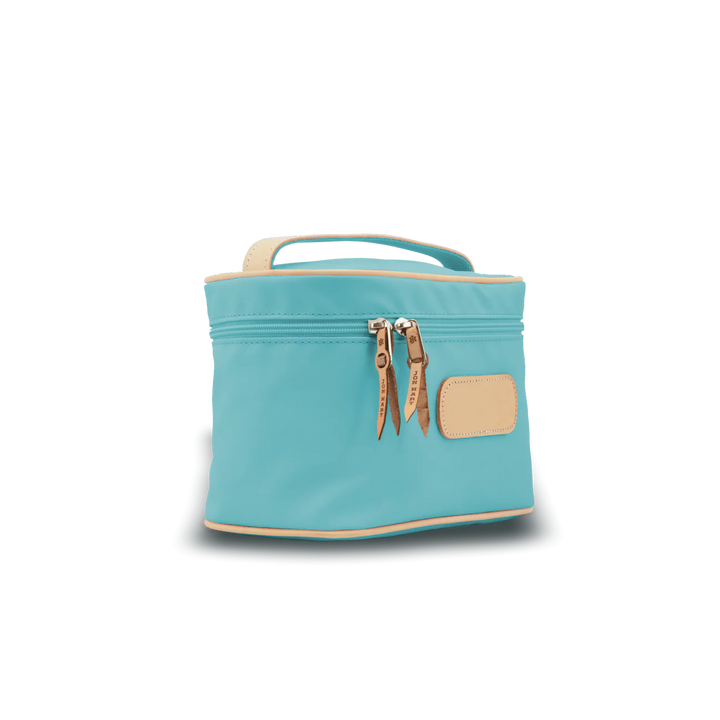 Jon Hart Makeup Case | Ocean Blue Coated Canvas