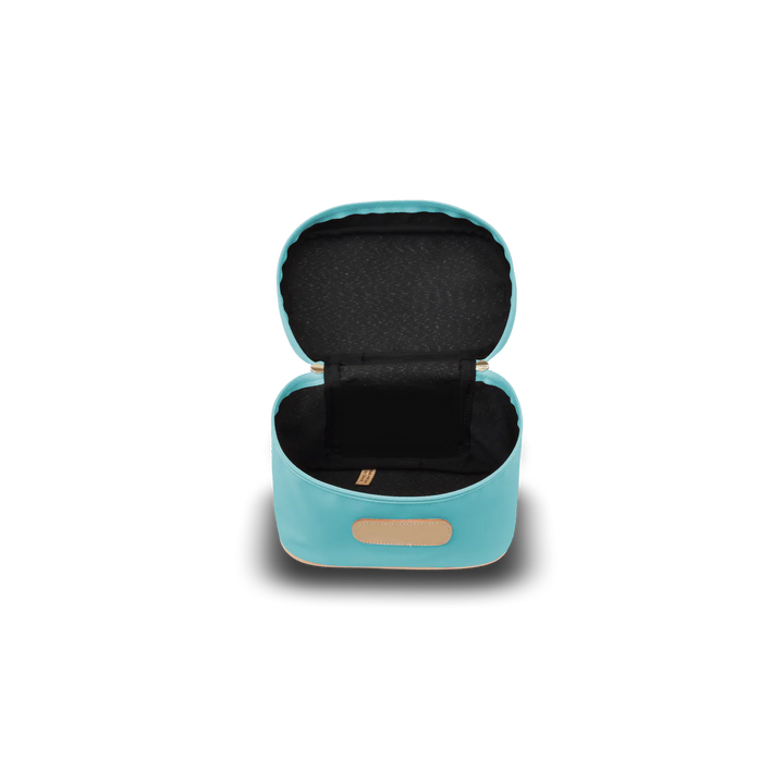 Jon Hart Makeup Case | Ocean Blue Coated Canvas