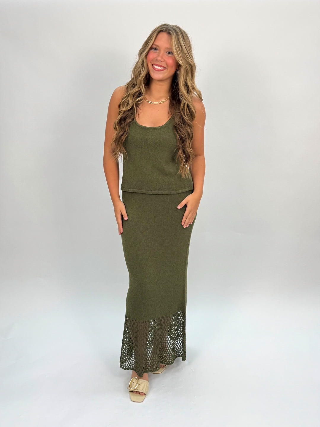 Haven Sweater Knit Midi Skirt