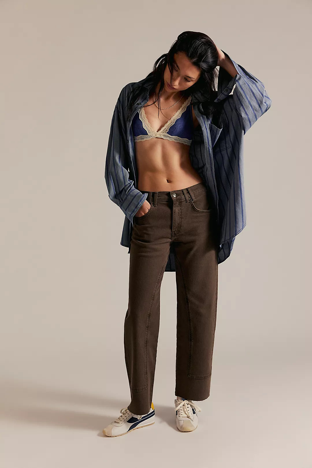 Risk Taker Mid- Rise Straight / Workwear Brown