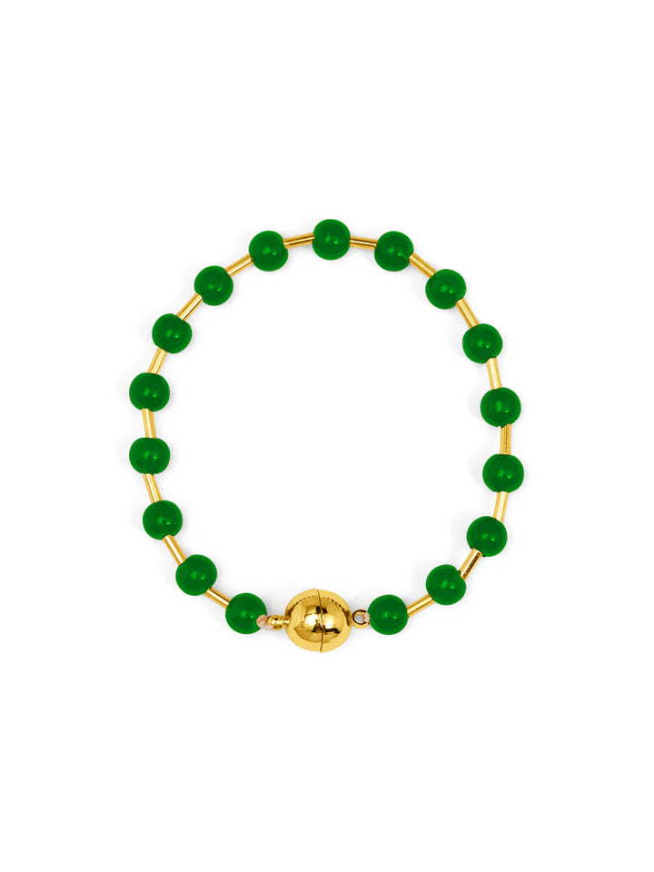 Glass Bead Magnet Bracelet