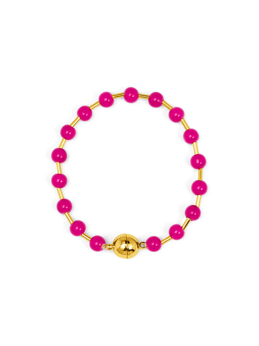 Glass Bead Magnet Bracelet