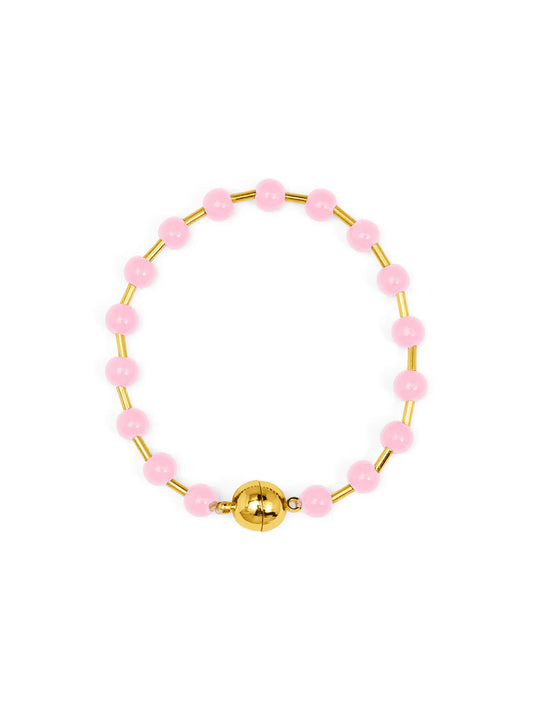 Glass Bead Magnet Bracelet