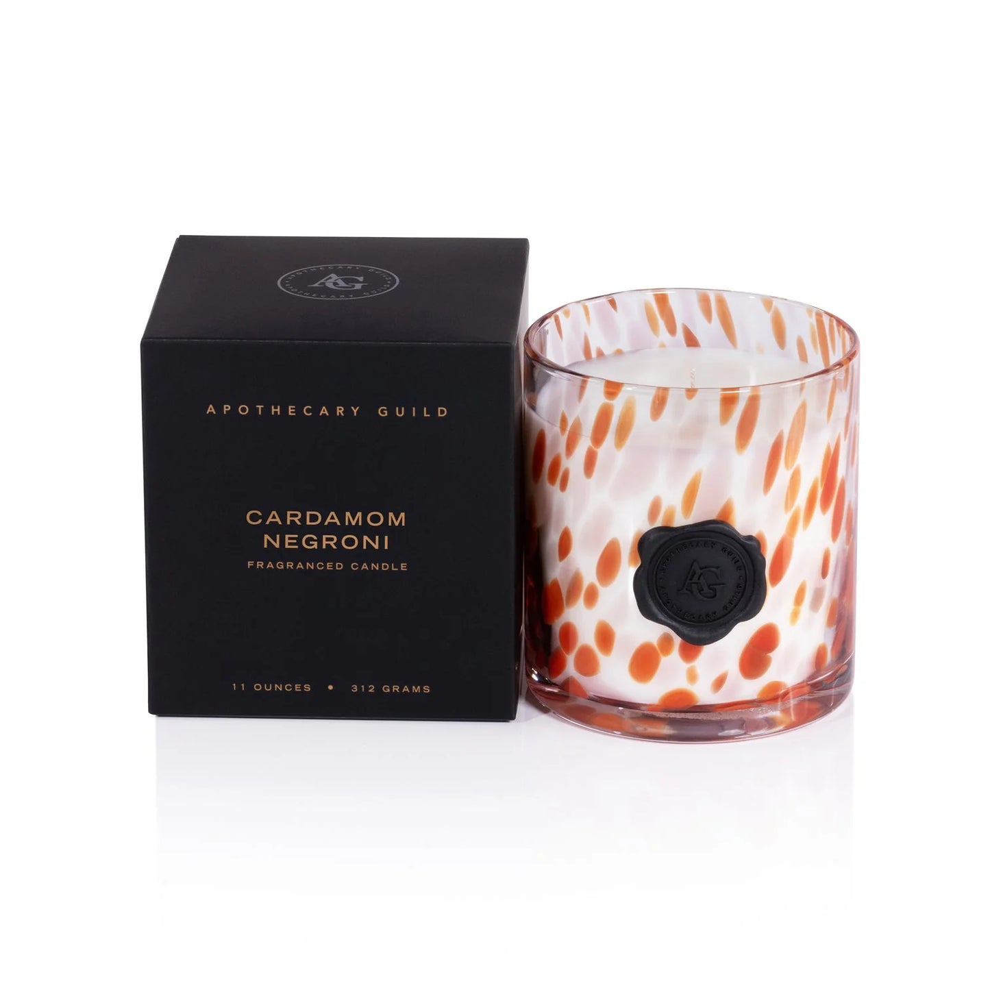 AG Opal Glass Candle Jar / Cardamom Negroni