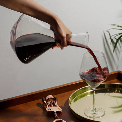 Angled Crystal Wine Decanter