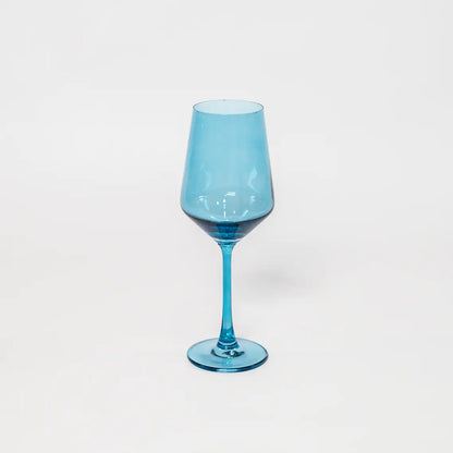 Blue Lagoon Wine Glass