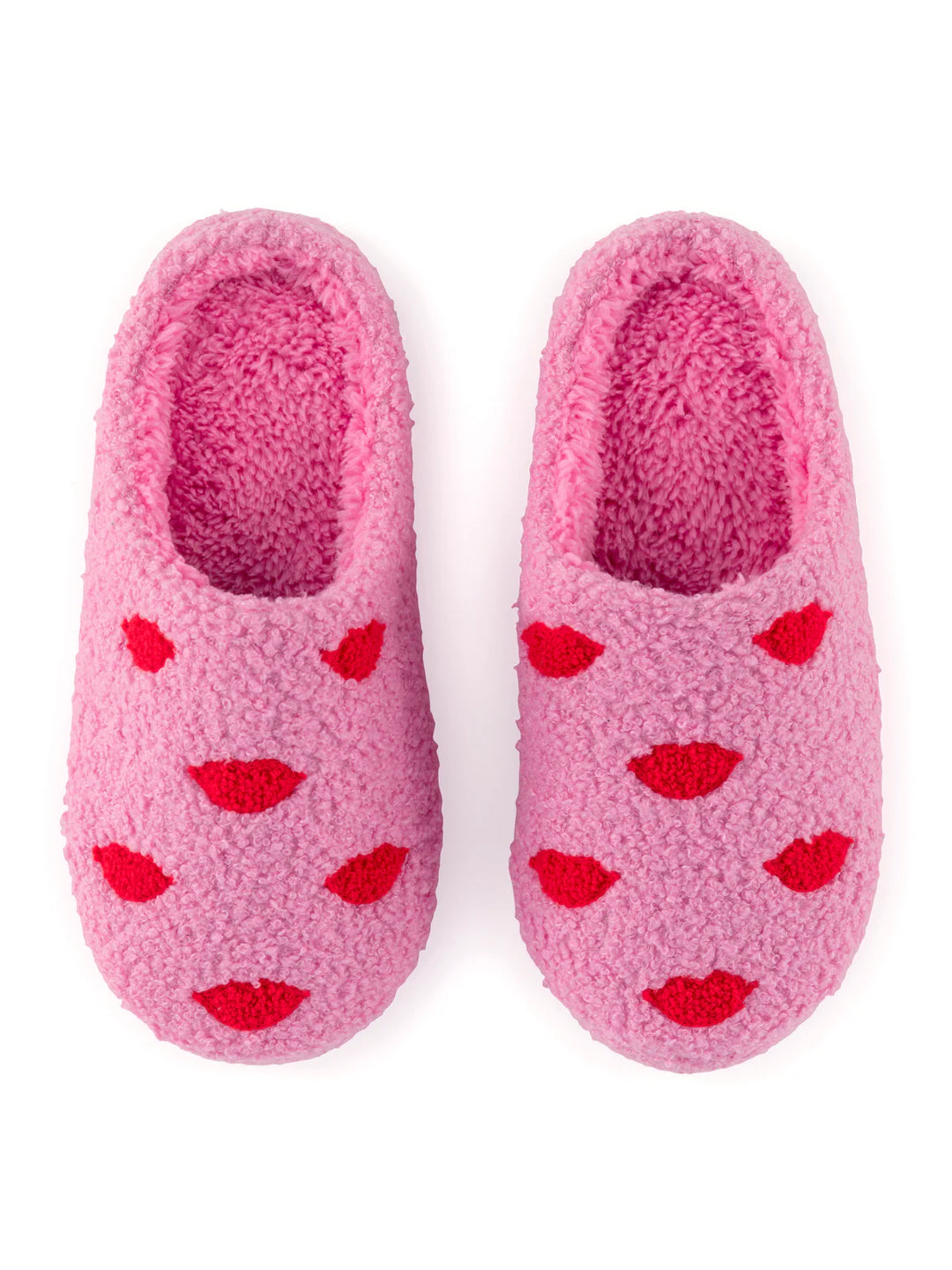 Shiraleah Lips Slippers, Pink