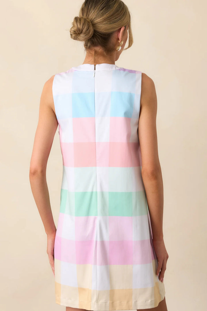 Prescott Easter Soirée Plaid Shift Dress
