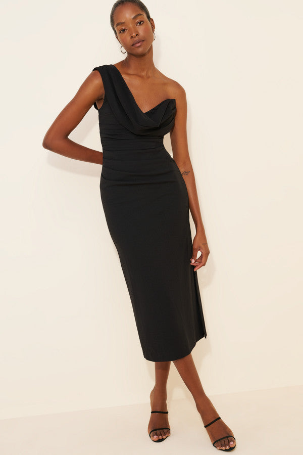 Scarlett Crepe Midi Dress
