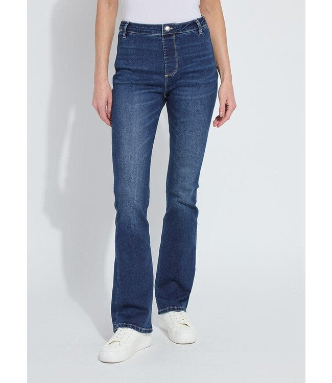 Estelle Everyday Flare Denim / Dark Midwash