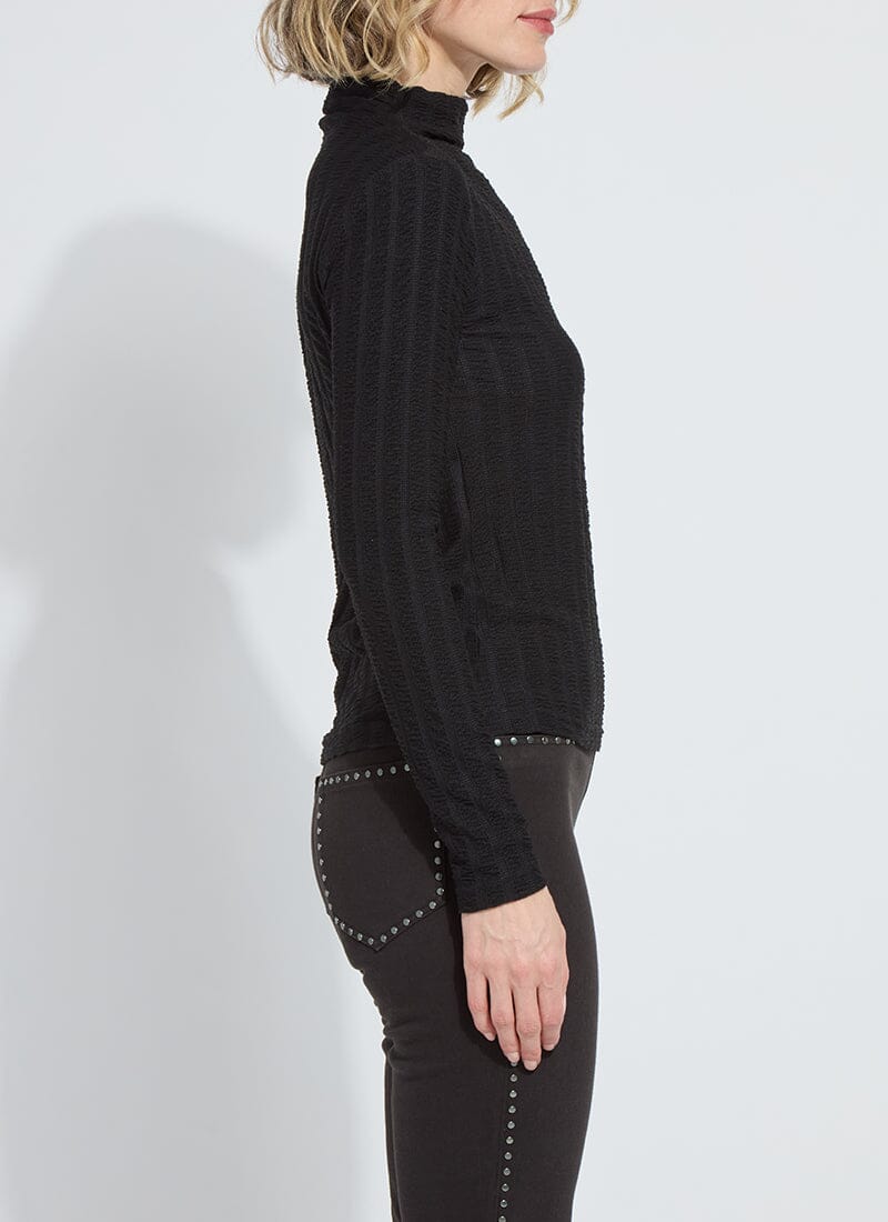 Isaura Funnel Neck Smocked Top