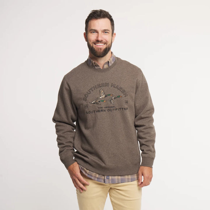 Searcy Heather Sweatshirt | Washed Dark Shale