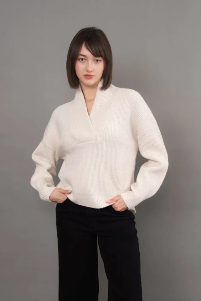 Quinlan Long Sleeve Shawl Neck