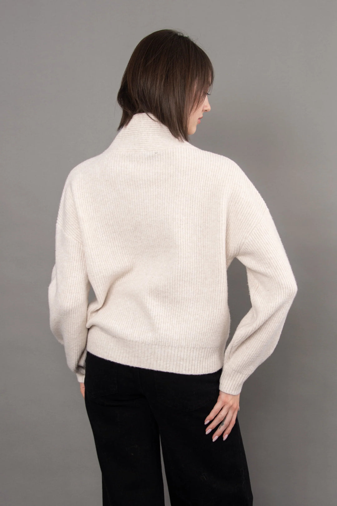 Quinlan Long Sleeve Shawl Neck