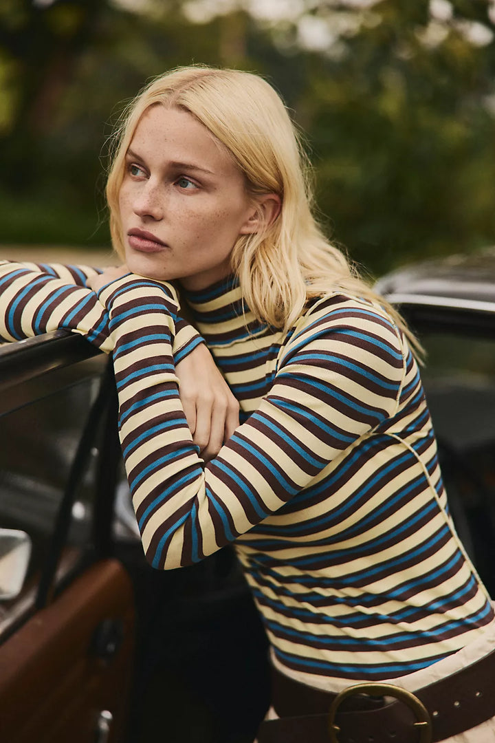 Good Good Turtle Stripe in Yellow Combo