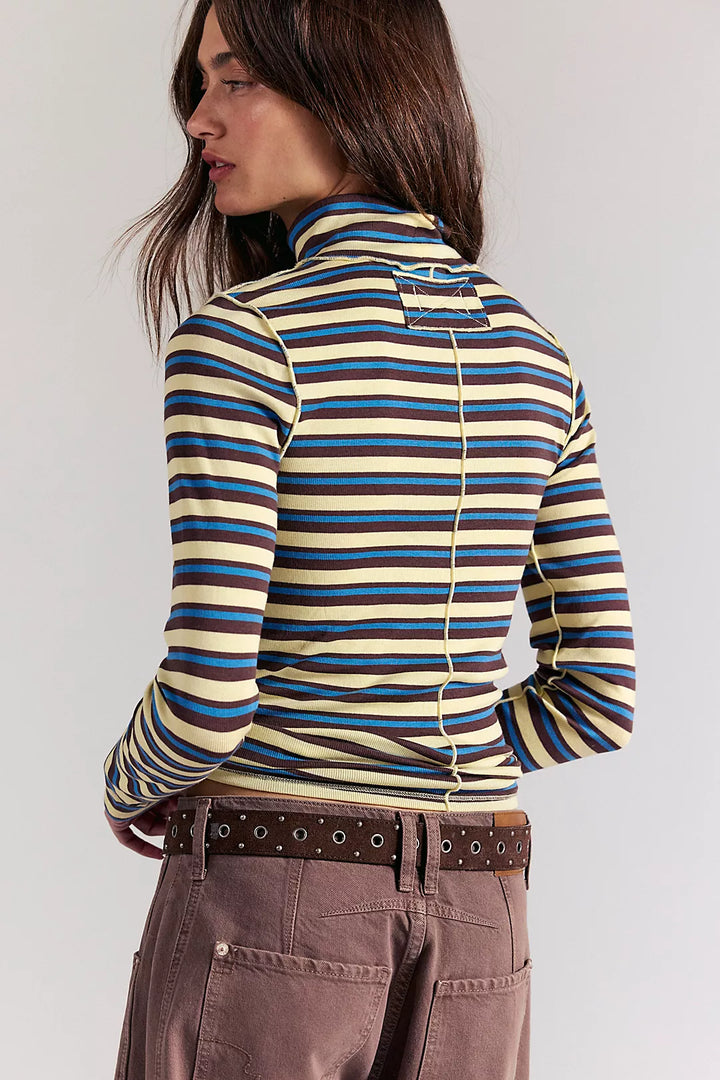 Good Good Turtle Stripe in Yellow Combo