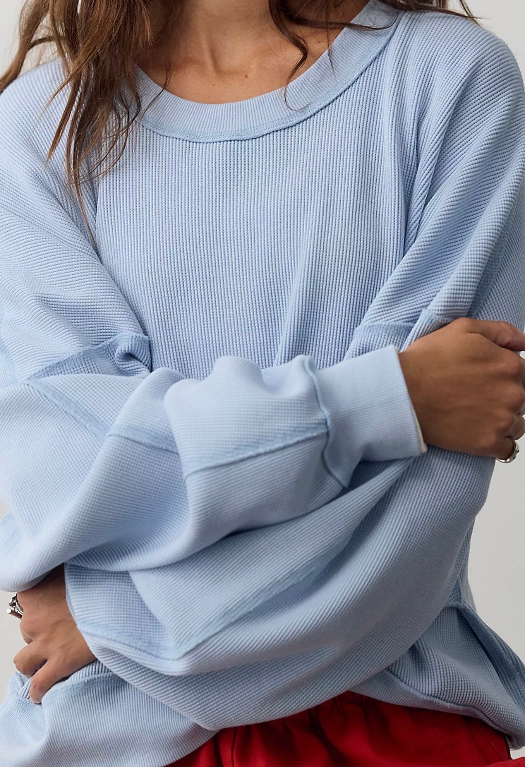 Skyline Tee in Blue Snowflake