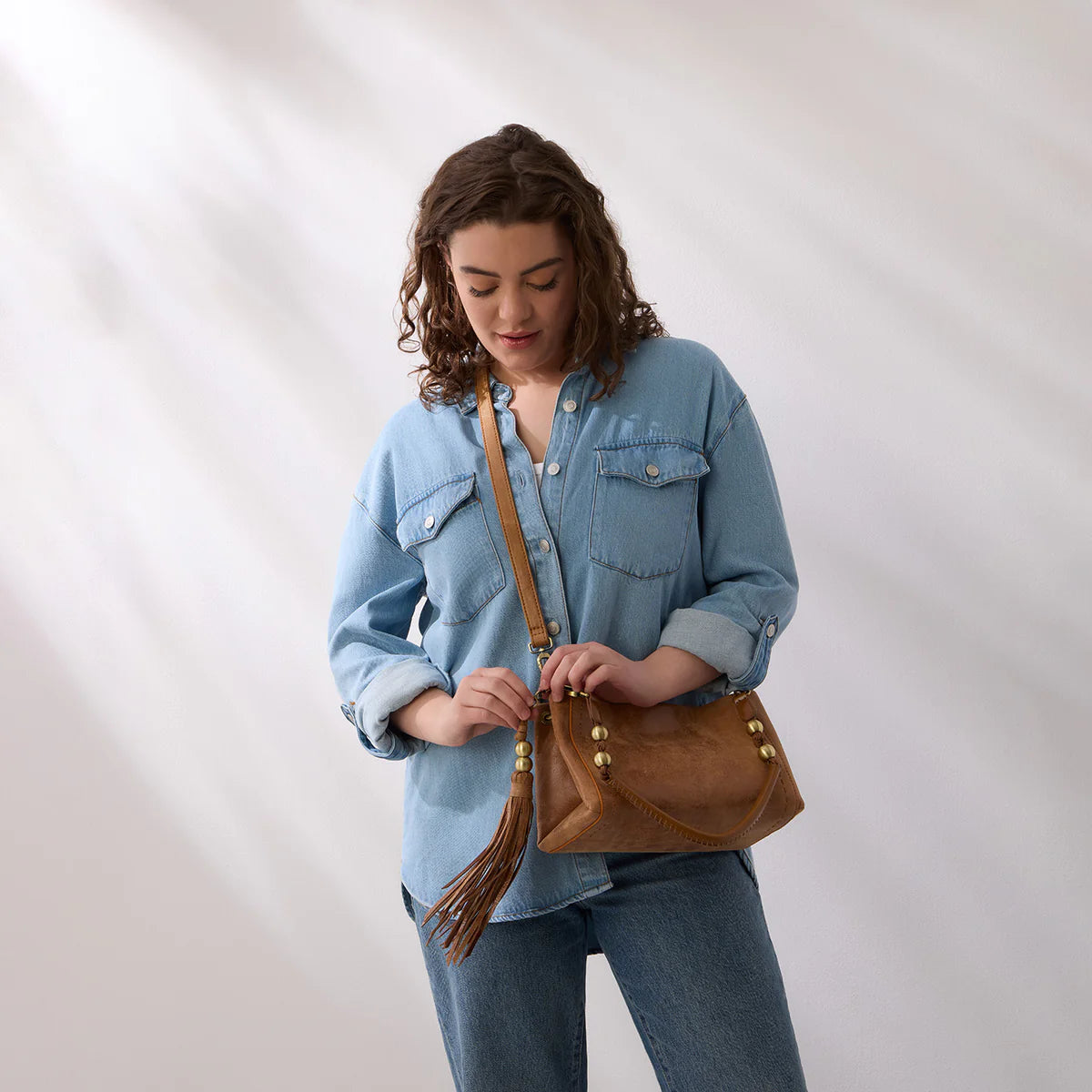 Seneca Shoulder Crossbody - Whiskey