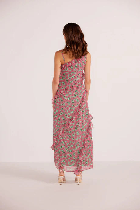 Grace One Shoulder Maxi Dress Carnation-Ditzy