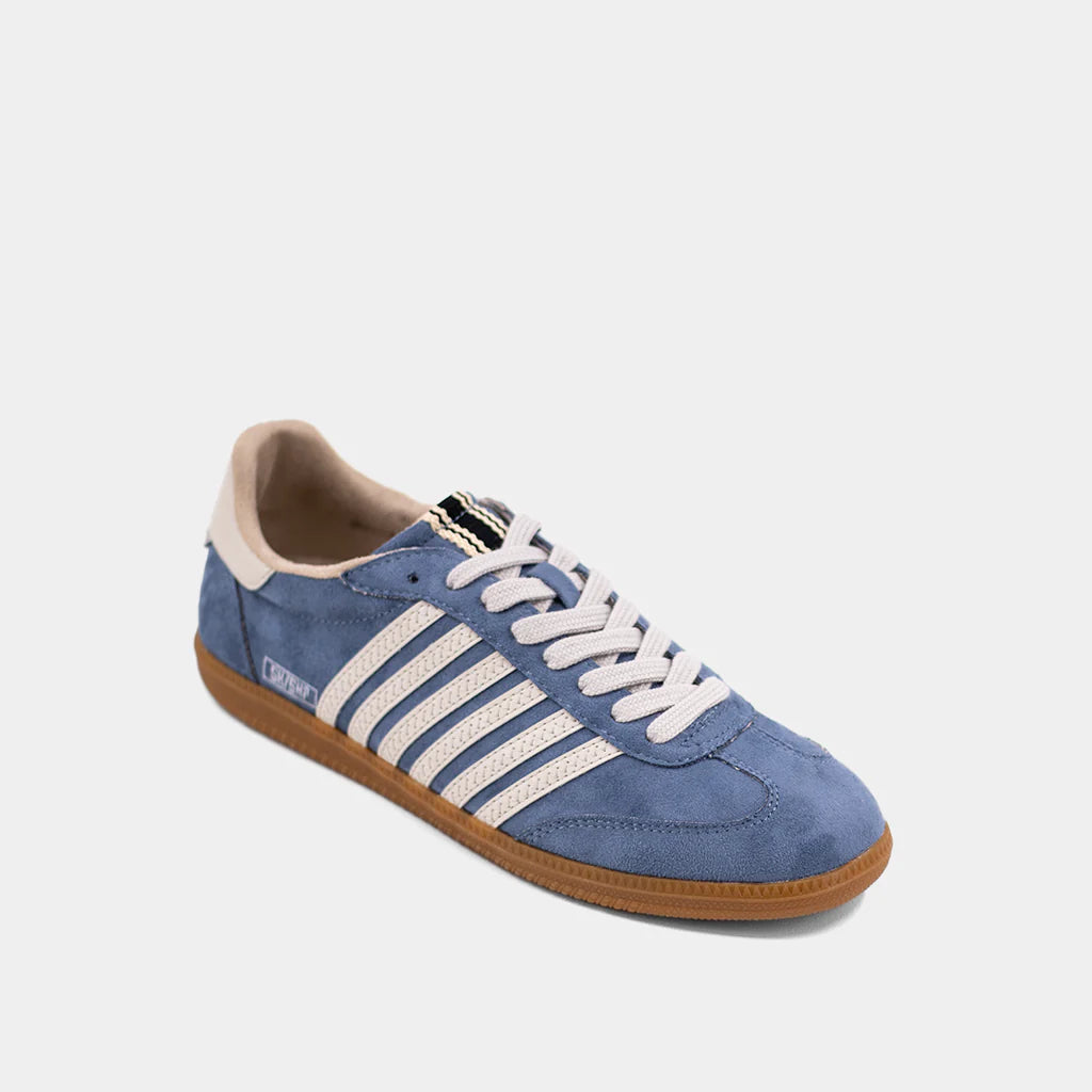 Stevie Blue Suede Sneakers