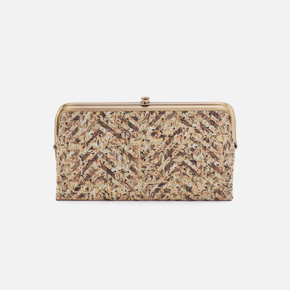 Lauren Clutch Wallet Neutral Mosiac Print*