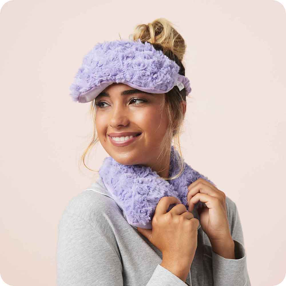 Curly Purple Neck Wrap*