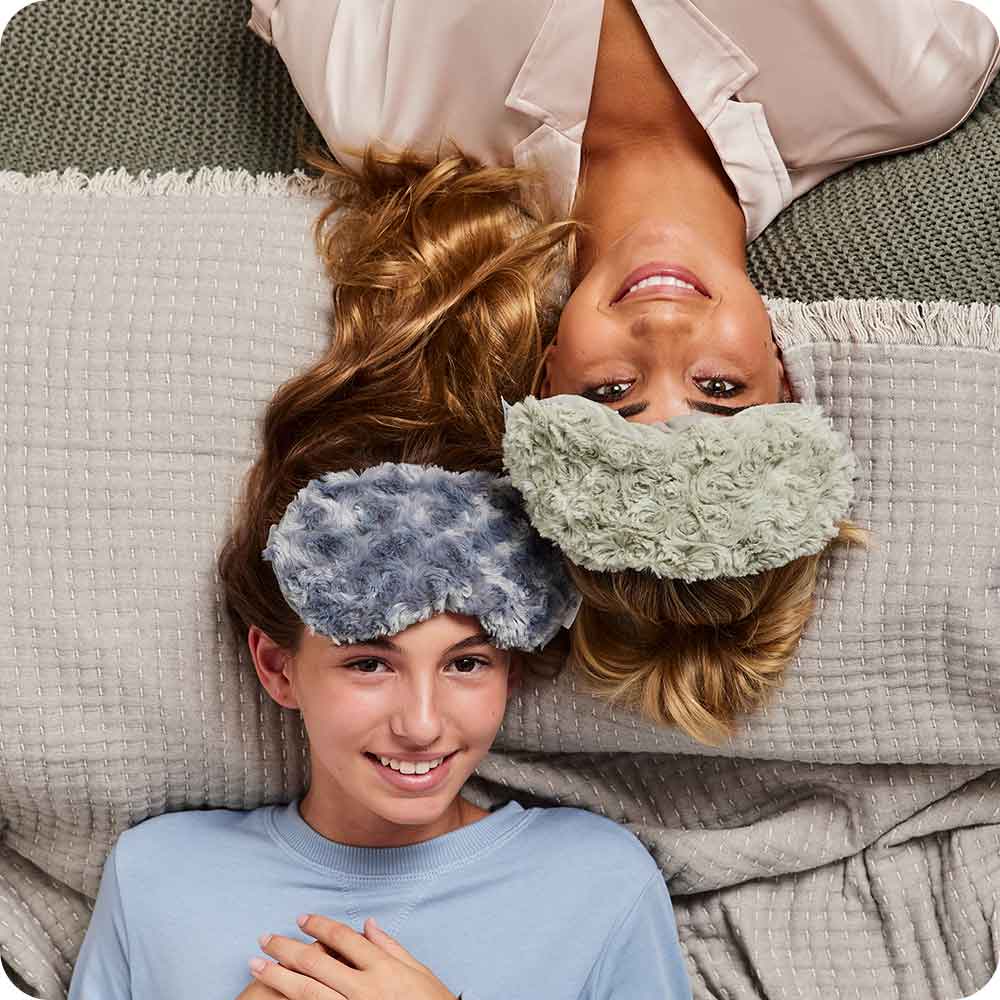 Curly Gray Eye Mask*