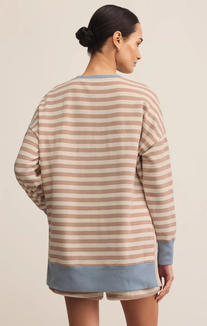 Scottie Striped Sweatshirt