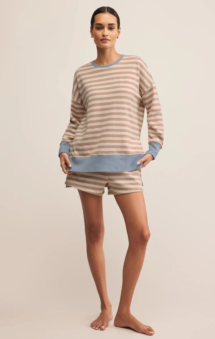 Scottie Striped Sweatshirt