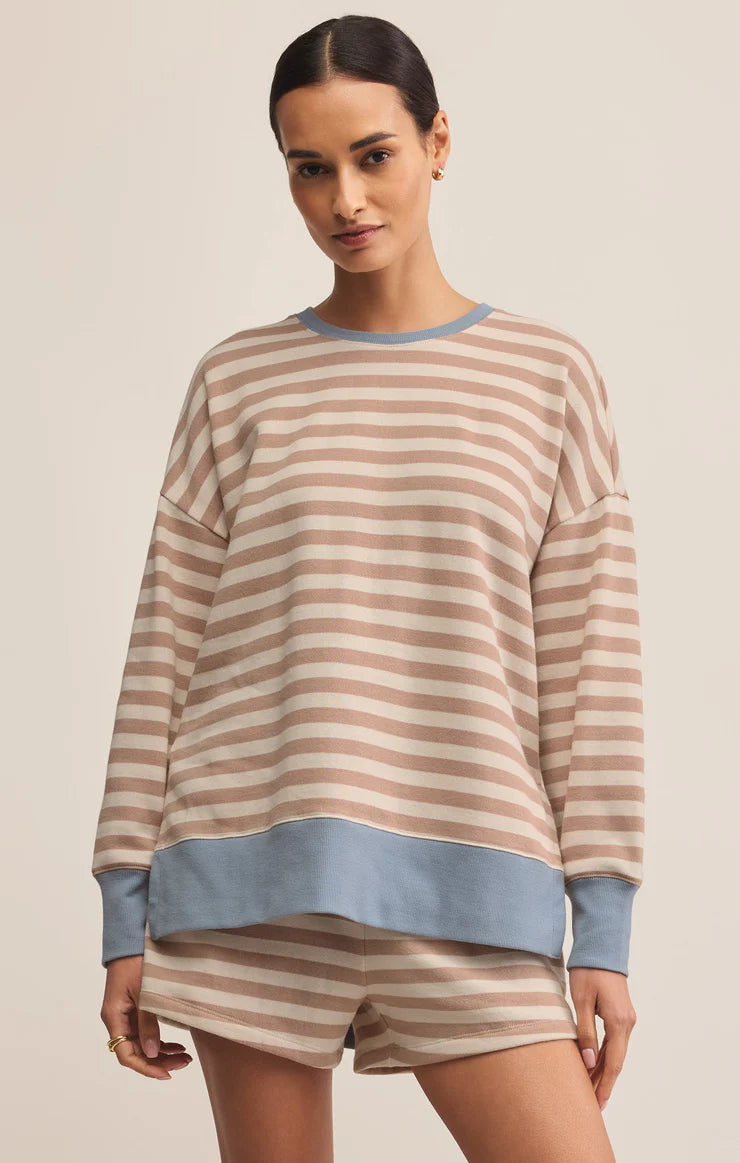 Scottie Striped Sweatshirt