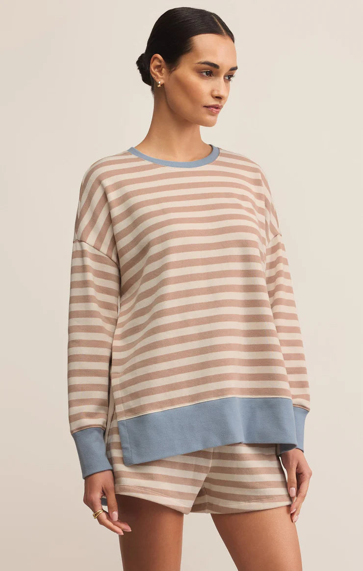 Scottie Striped Sweatshirt