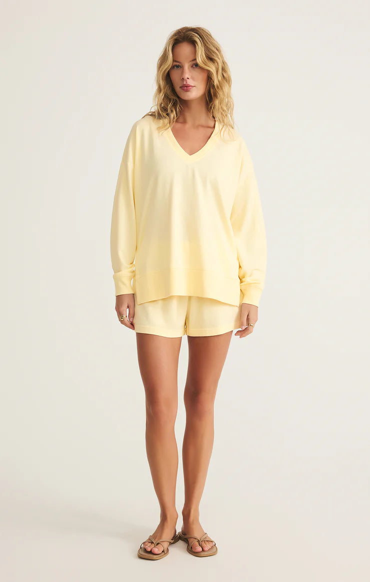 Modern V-Neck Weekender Mellow Yellow