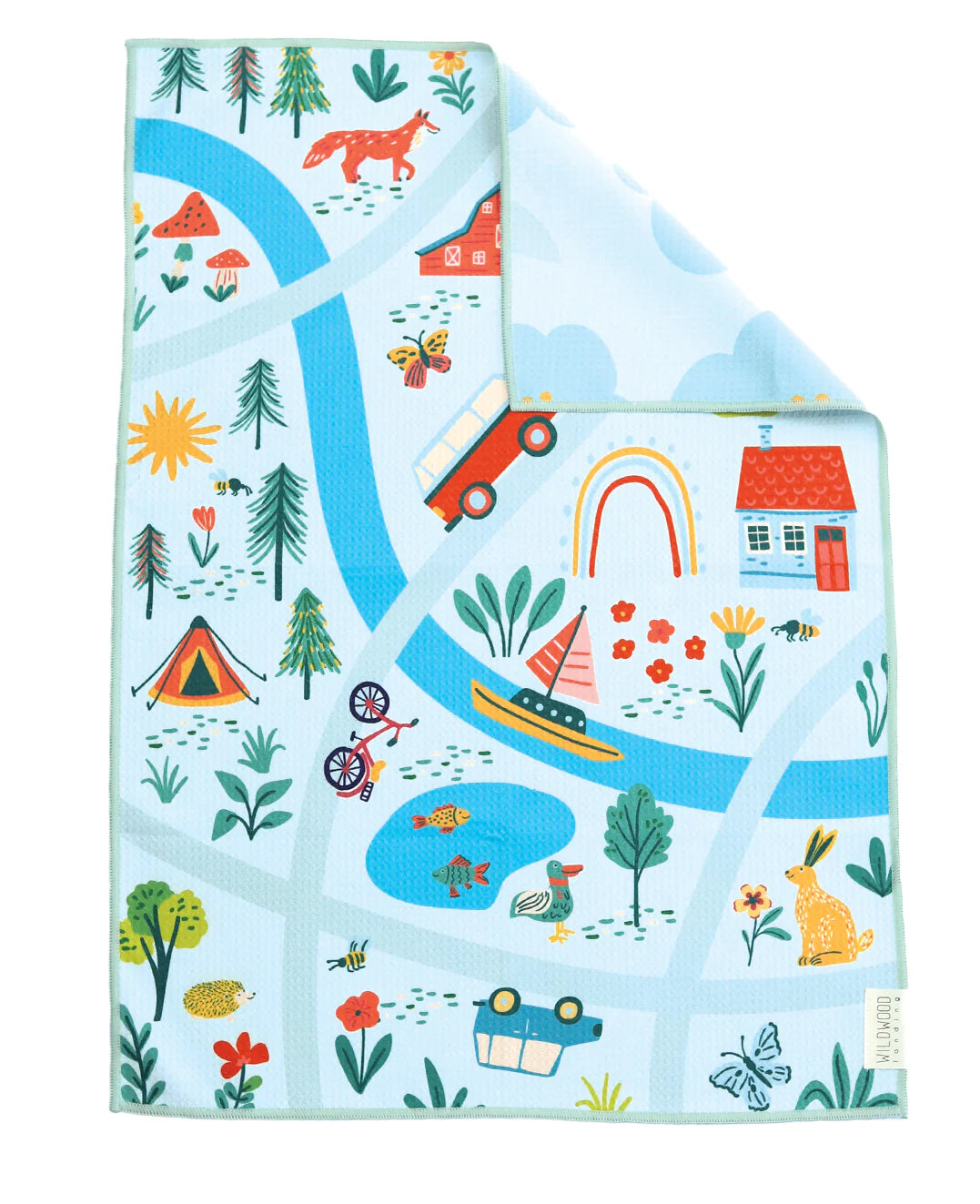 Avenue Reversible Microfiber Hand Towel