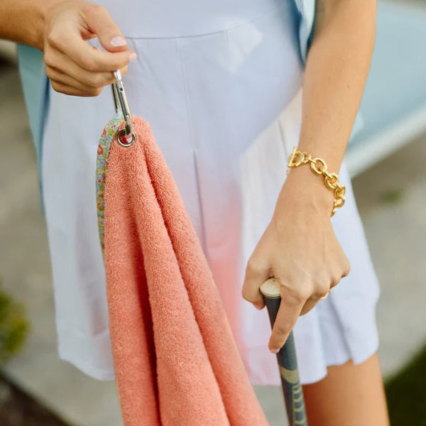 Scalloped Golf Towel | Azalea Liberty Clubs