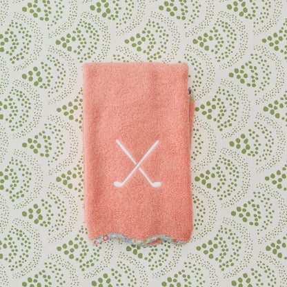 Scalloped Golf Towel | Azalea Liberty Clubs