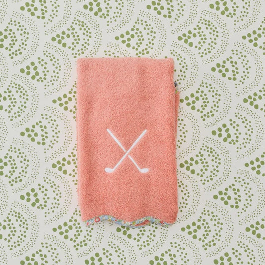 Scalloped Golf Towel | Azalea Liberty Clubs