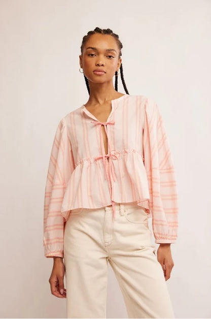 Brunch Babe Blouse Pink *