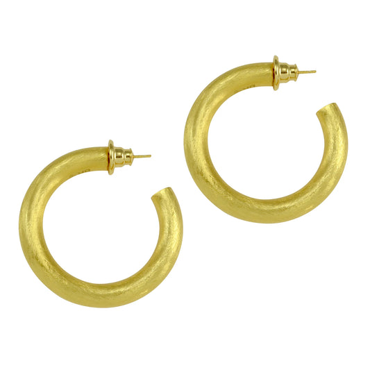 Chambord Mid Size Hoop Earrings