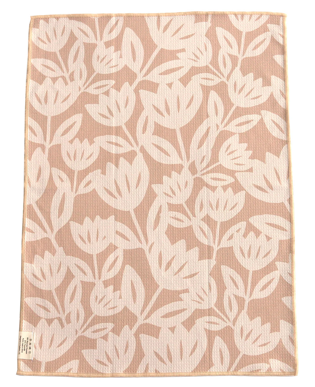 Checkmate Tan Reversible Microfiber Hand Towel