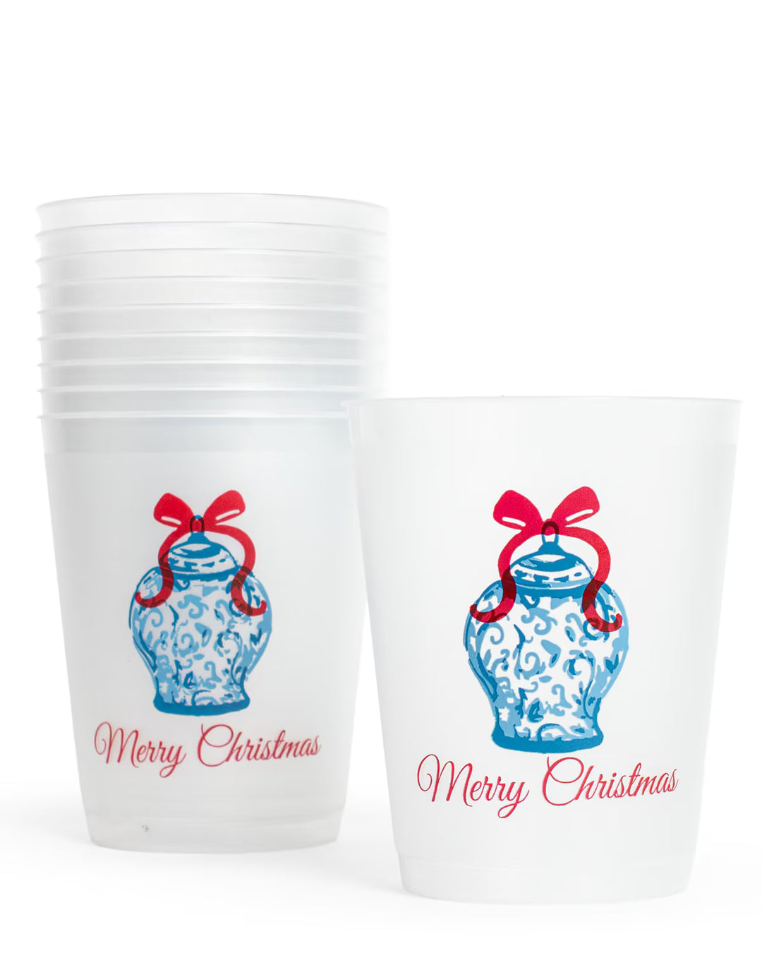 Chinoiserie Merry Christmas Party Cups