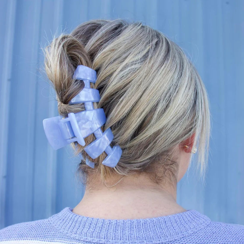 Classic Blue Lagoon Large Hair Clip