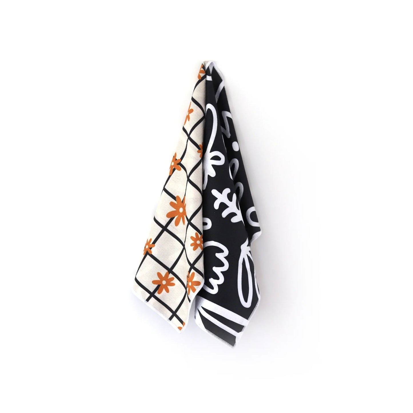 Daisy Reversible Microfiber Hand Towel