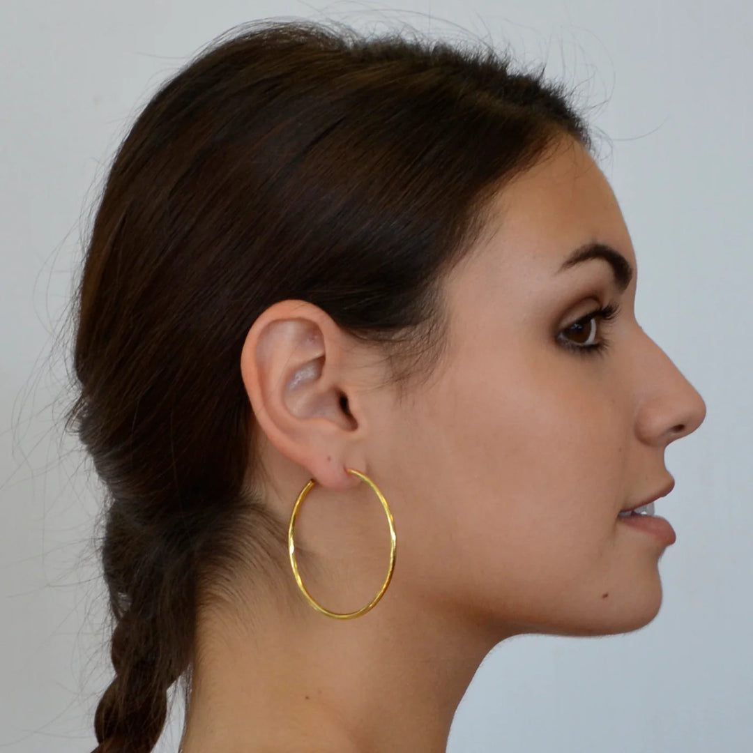 Deauville Shine Hoop Earrings